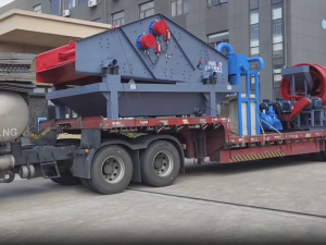 1845J一200洗砂脫水一體機(jī)、GT15*50滾筒篩發(fā)往湖北